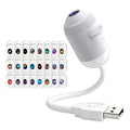3-in-1 USB Starry Sky Projector Lamp With Clear Image Adjustable Brightness Touch Control Night Light And Star Projector 2026