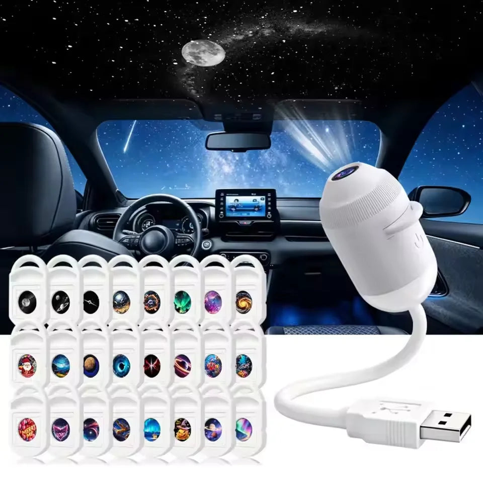 3-in-1 USB Starry Sky Projector Lamp With Clear Image Adjustable Brightness Touch Control Night Light And Star Projector 2026
